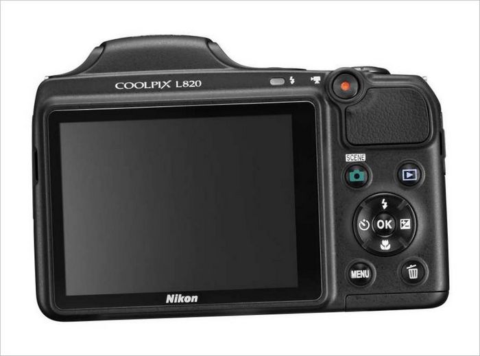 Компактен фотоапарат Nikon COOLPIX L820 - директен дисплей