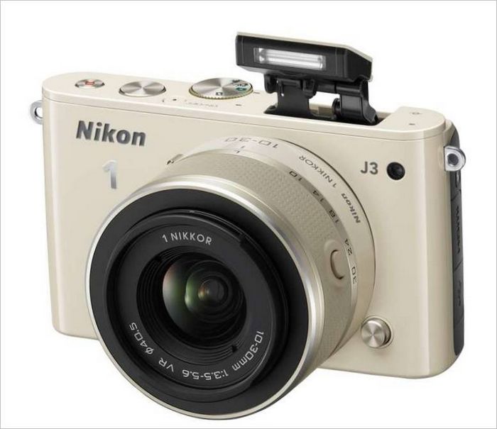 Nikon 1 J3 безогледален фотоапарат - светкавица