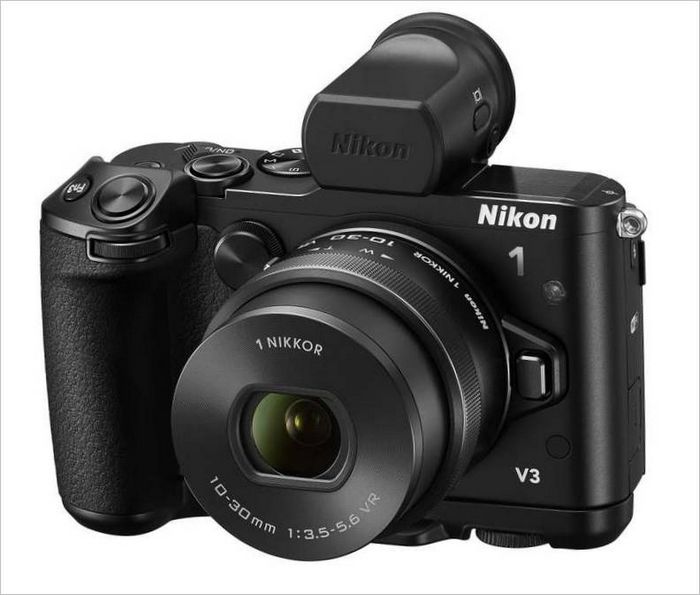 Безогледален фотоапарат Nikon 1 V3 - визьор